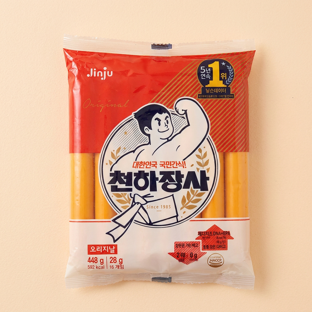 진주햄 천하장사 오리지날, 448g, 3팩