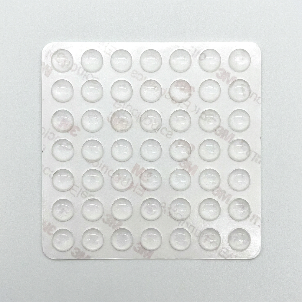 3M 미끄럼방지 원형 스티커, 투명, 8mm, 100개
