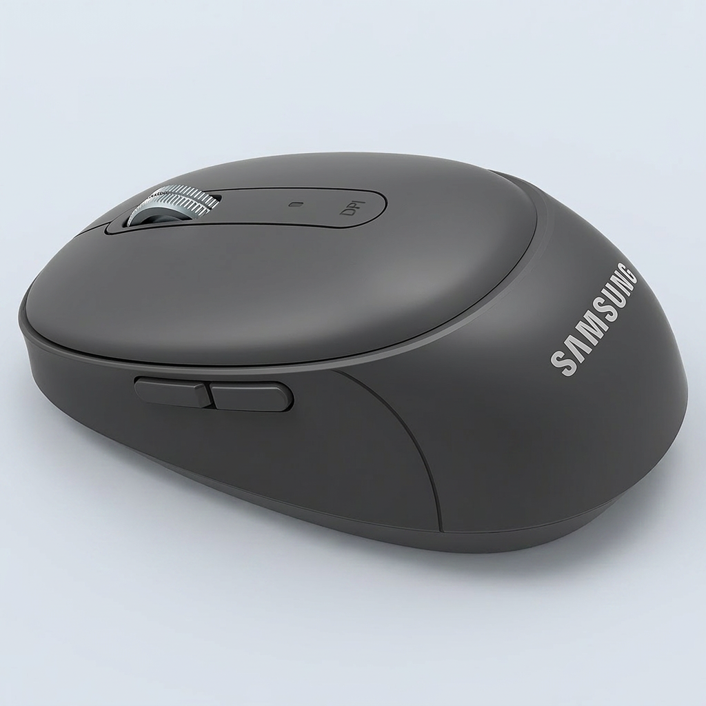 삼성전자 멀티페어링 무소음 블루투스 무선 마우스, SM-M1800QG, 그레이, 1개