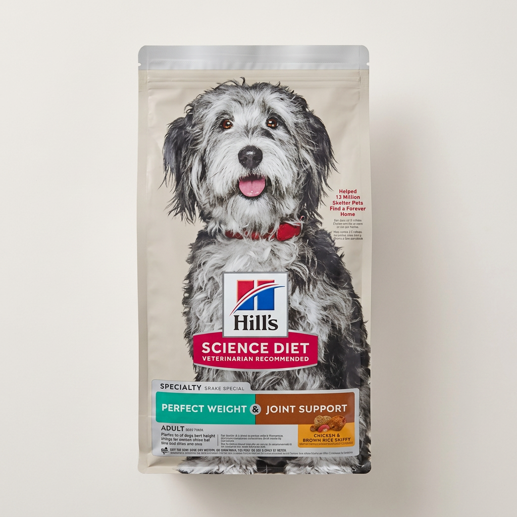 힐스 강아지사료 퍼펙트 웨이트 앤 조인트 서포트, 닭고기+쌀, 5.4kg, 1포