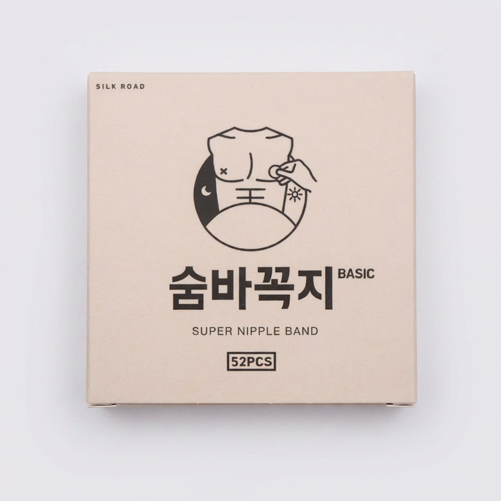 숨바꼭지 니플밴드 니플패치 남자 매너 젖꼭지가리개 유두패치, 베이직, 104매