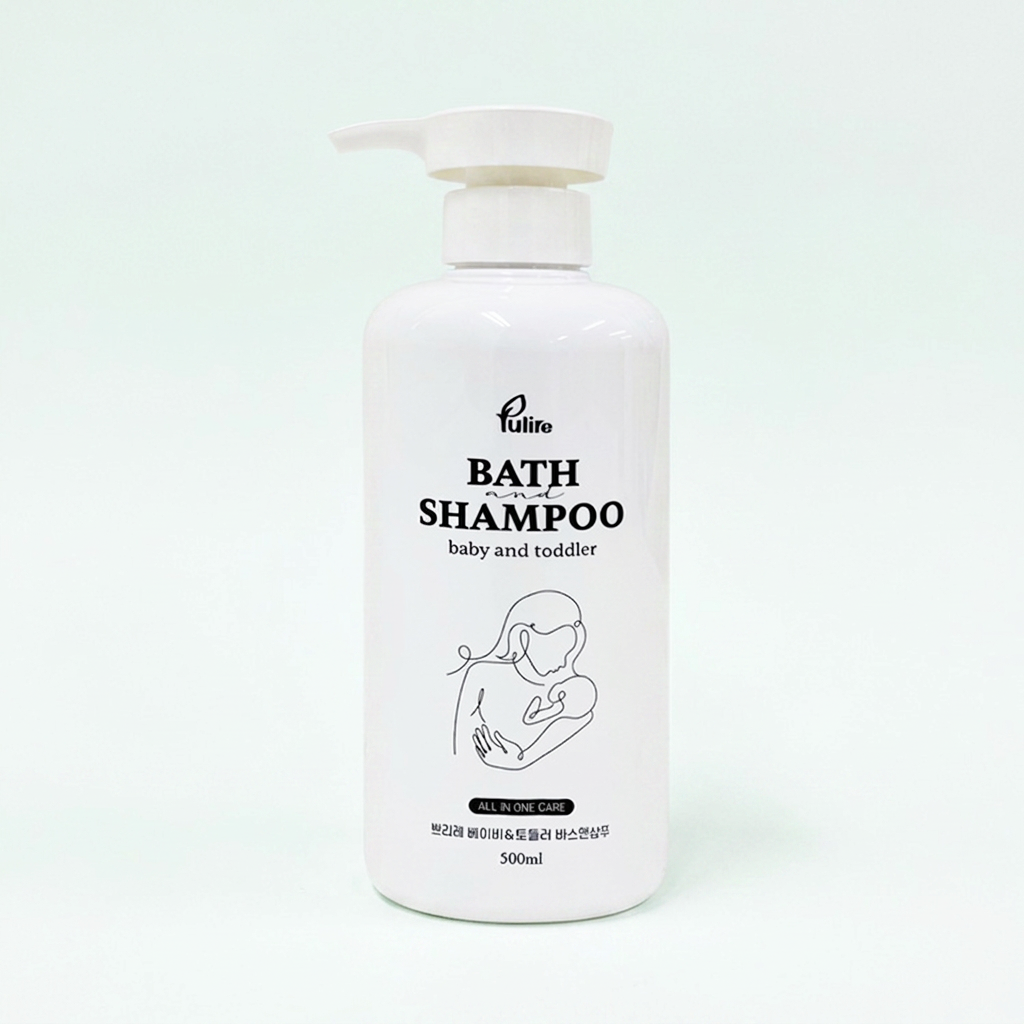 쁘리레 신생아 유아 바디워시, 500ml, 1개