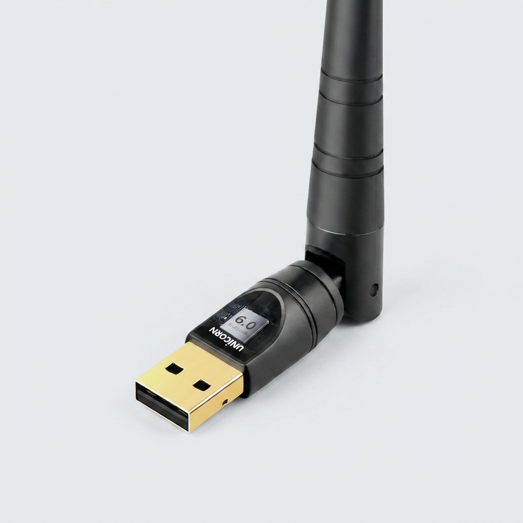 유니콘 블루투스 6.0 안테나형 동글, XB-600TA, 1개