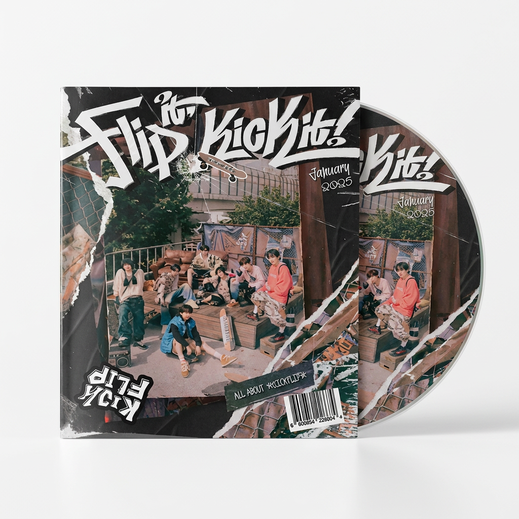 킥플립 미니 1집 Flip it, Kick it On Board ver 응그래 앨범, On Board ver, 디스크 1개 토스쇼핑 특가
