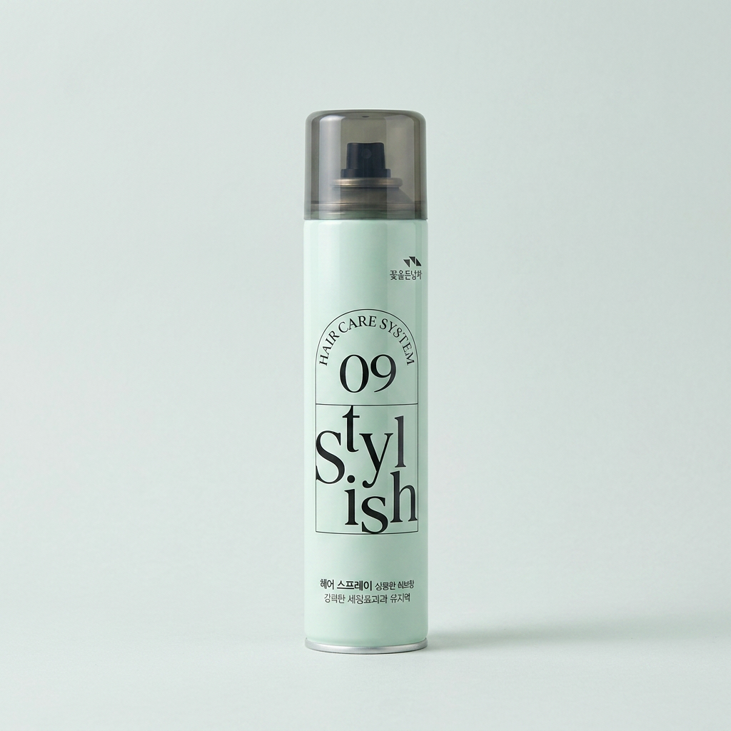 꽃을든남자 헤어케어시스템 헤어 스프레이, 상큼한 허브향, 300ml, 5개