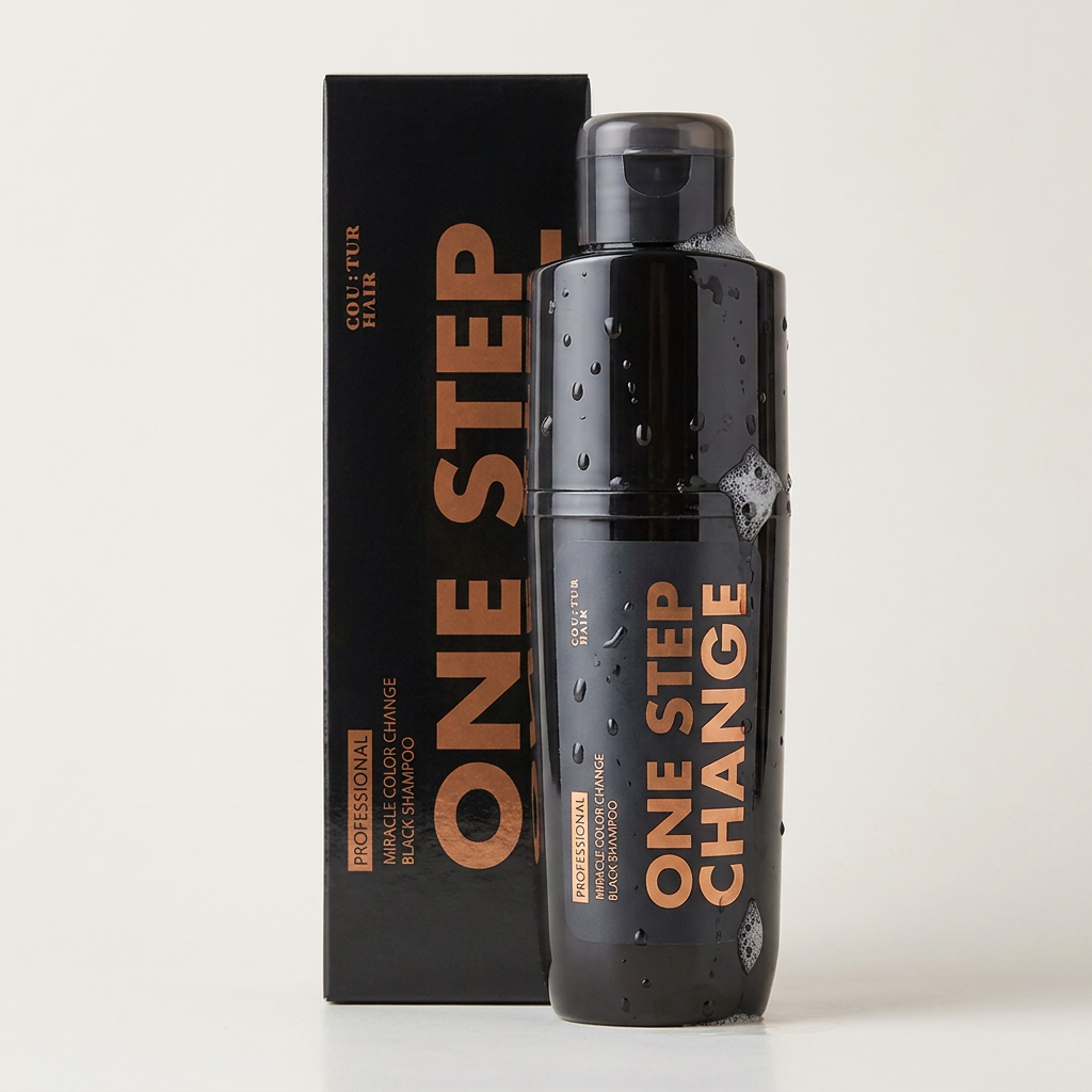 NEW 꾸띄르헤어 미라클 염색샴푸, 진갈색, 180ml, 1개