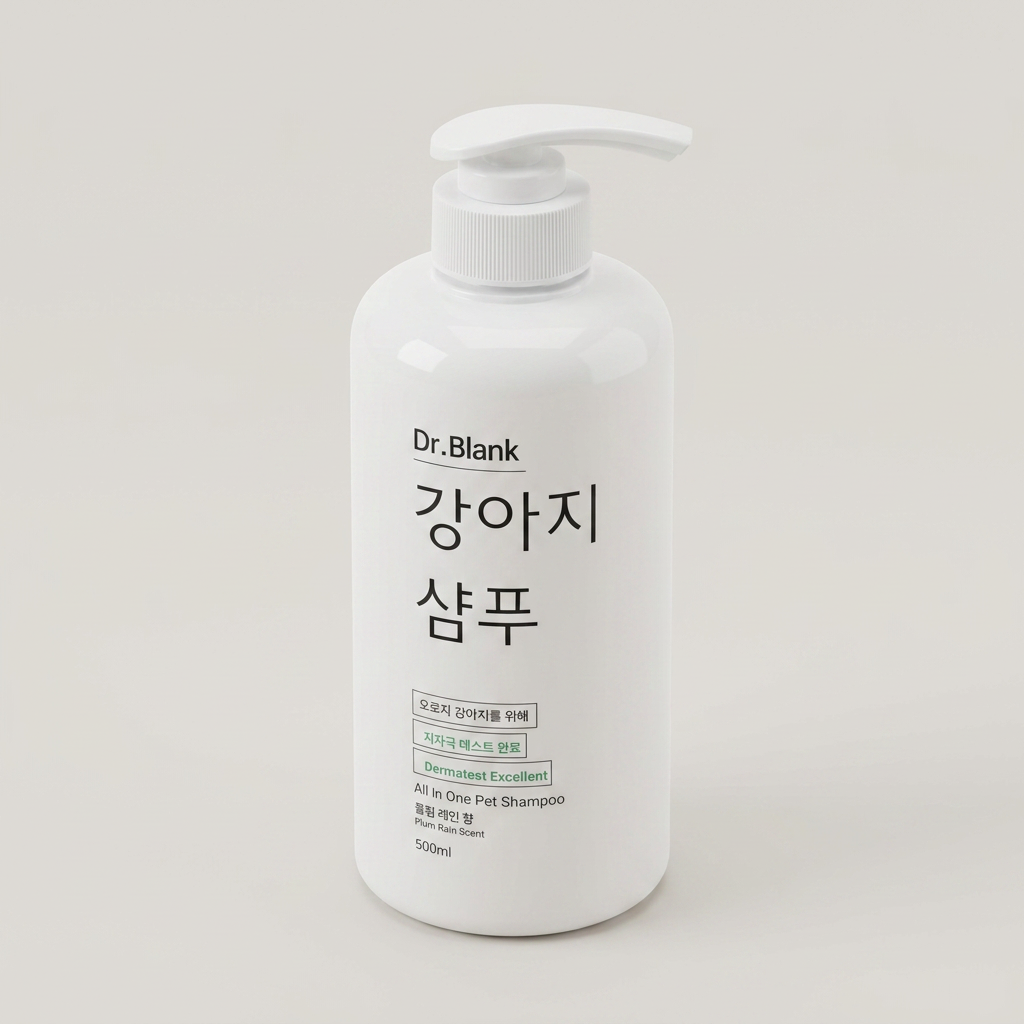 닥터블랭크 저자극 강아지 올인원 샴푸, 플럼레인향, 500ml, 2개