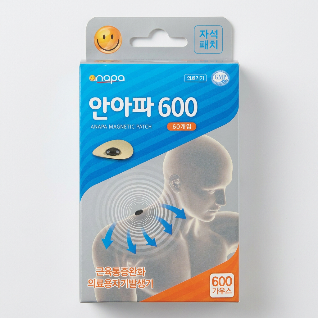안아파 600, 60매, 1개