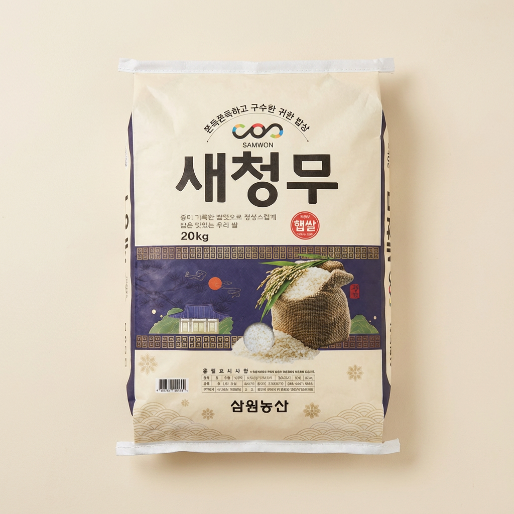 삼원농산 새청무 쌀, 상등급, 20kg, 1개