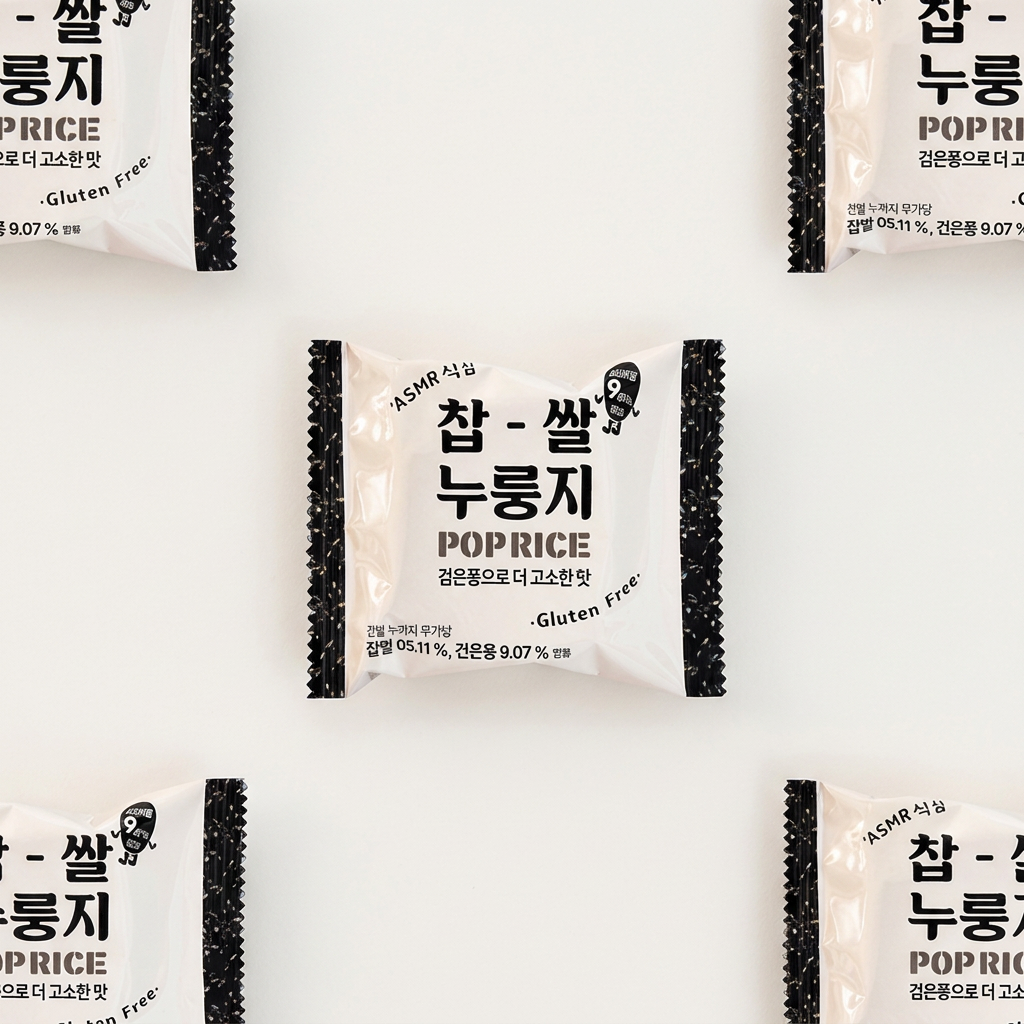 찹쌀 누룽지 무가당, 25g, 12개