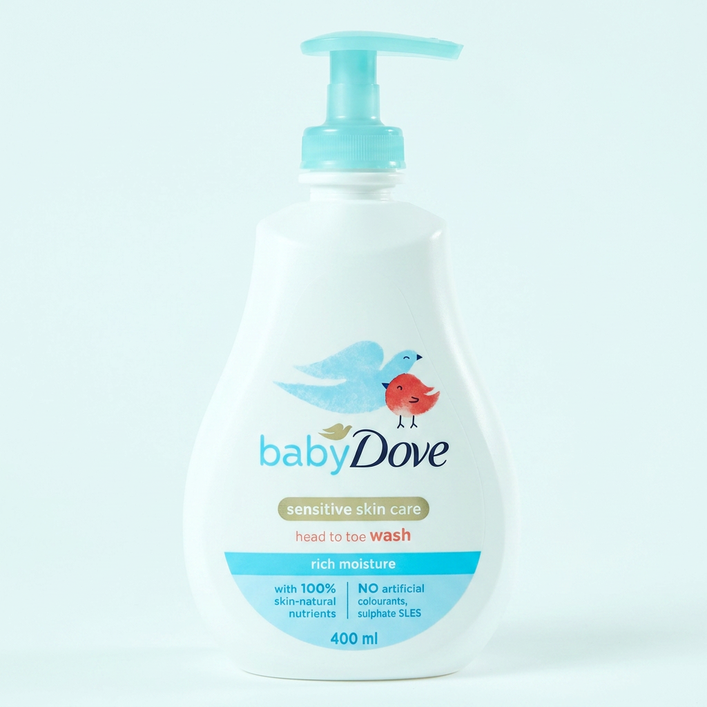 도브 베이비 리치 모이스처 바디 워시, 400ml, 2개