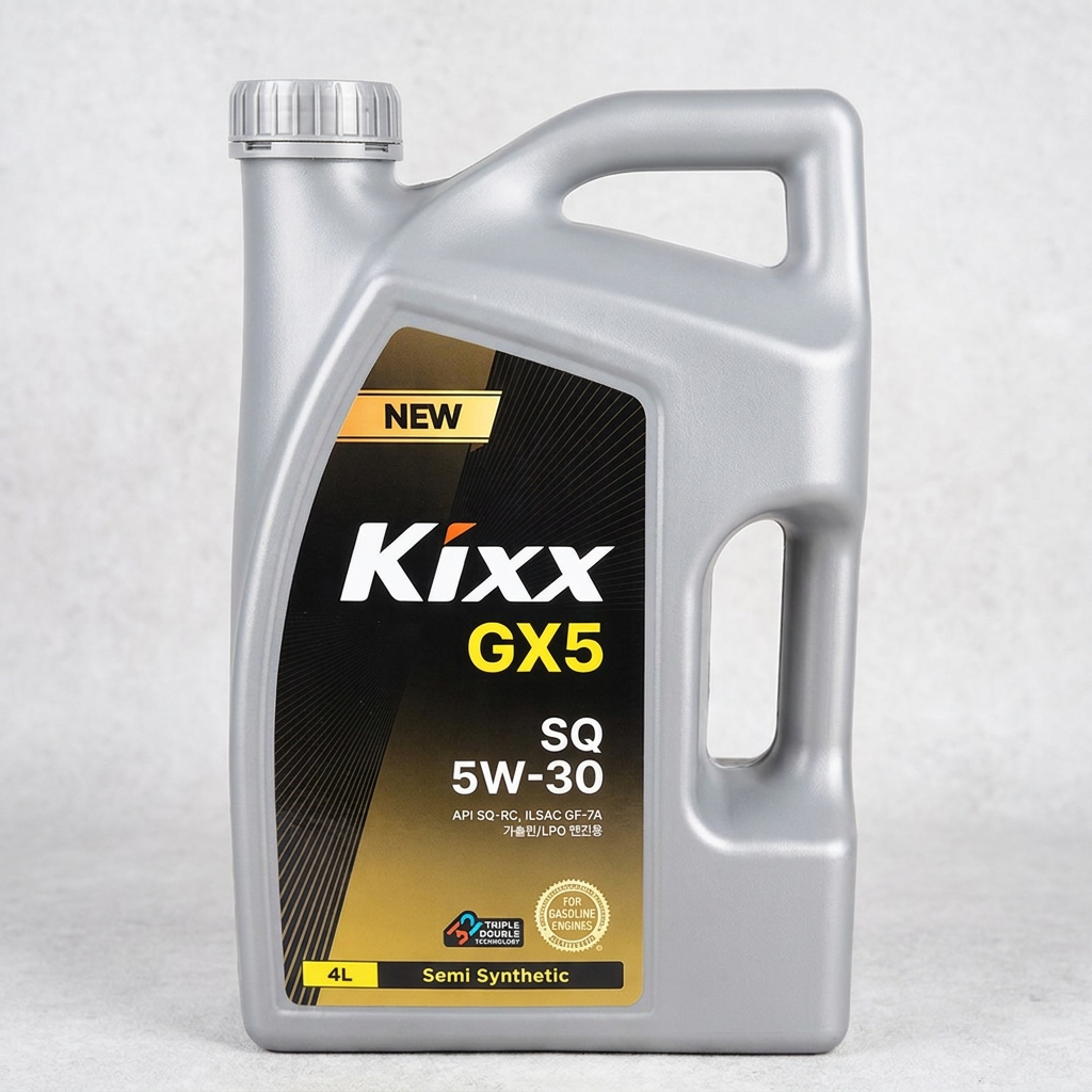 GS칼텍스 킥스 GX5 SQ 5W-30 합성 엔진오일, 가솔린/LPG 엔진용, 4L, 1개