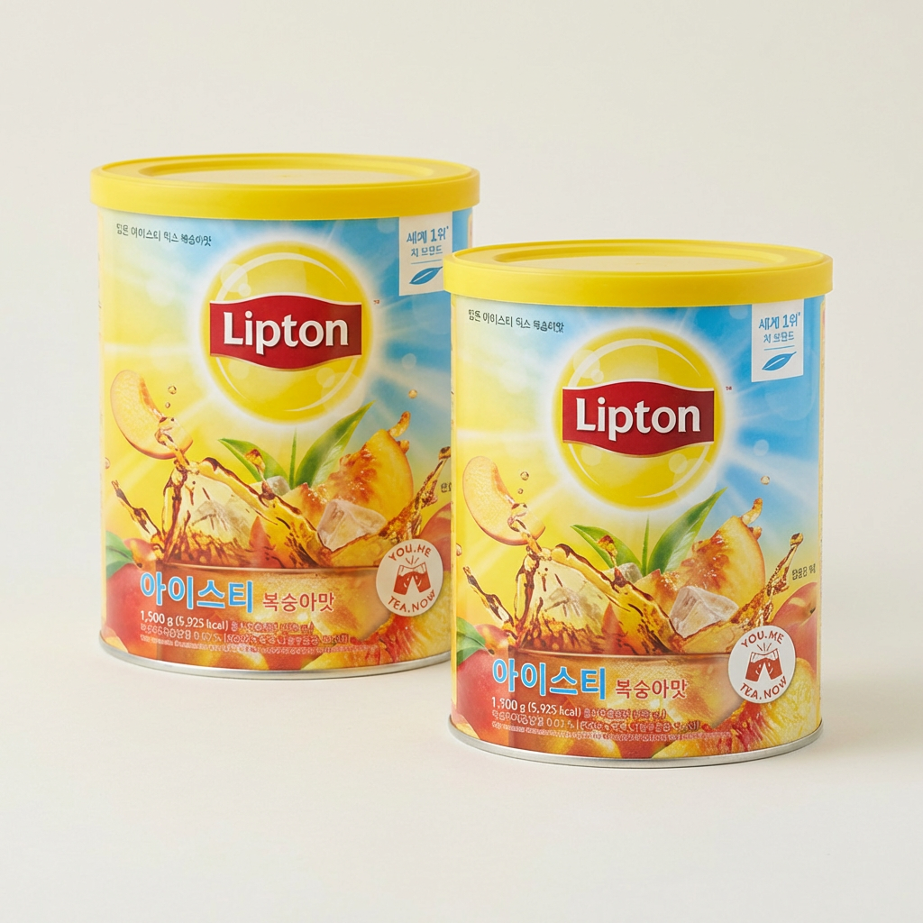 립톤 아이스티 믹스 복숭아맛, 1.5kg, 2개