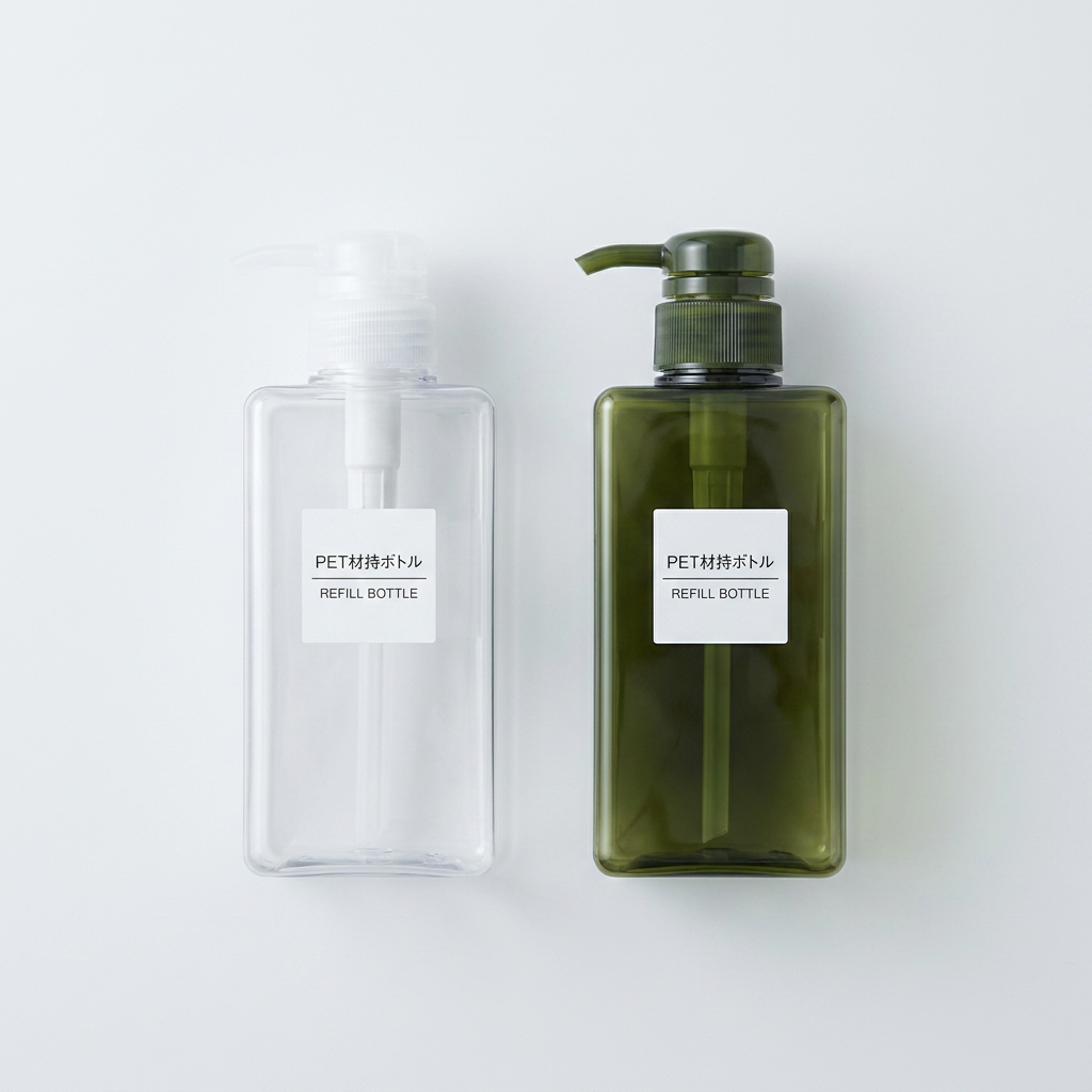 RizPick 펌프 용기 공병, 투명, 200ml, 1개