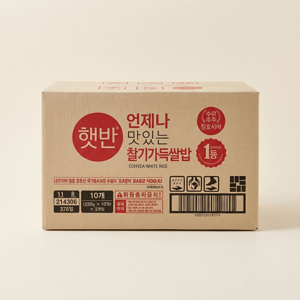 CJ제일제당 햇반 찰기가득 쌀밥, 200g, 30개
