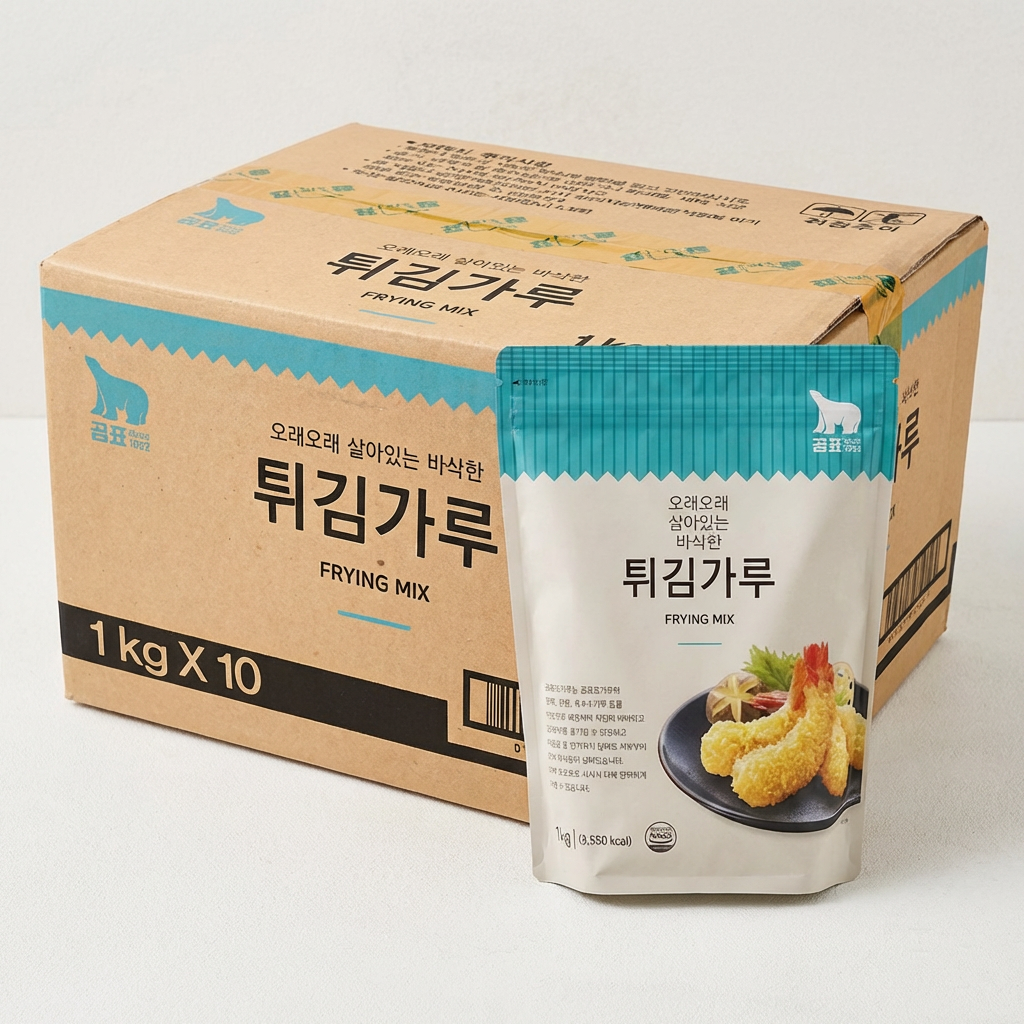 곰표 튀김가루, 1kg, 2개