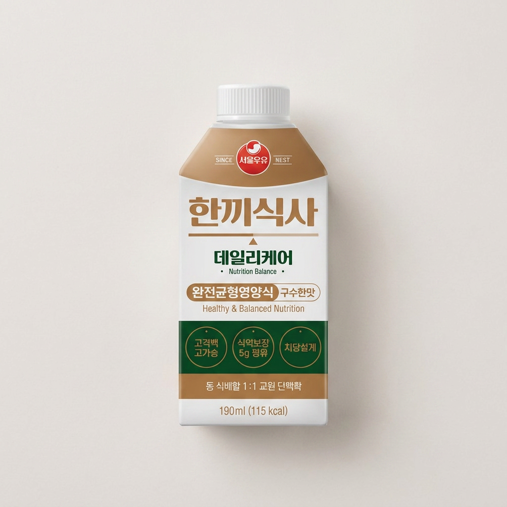 서울우유 데일리케어 한끼식사, 190ml, 14개