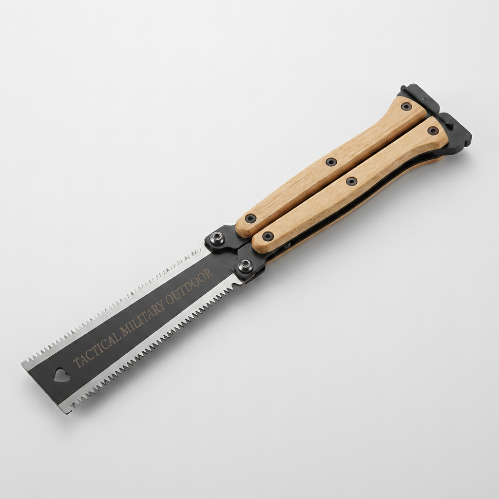 캠핑 포켓 양날톱, 31cm, 1개