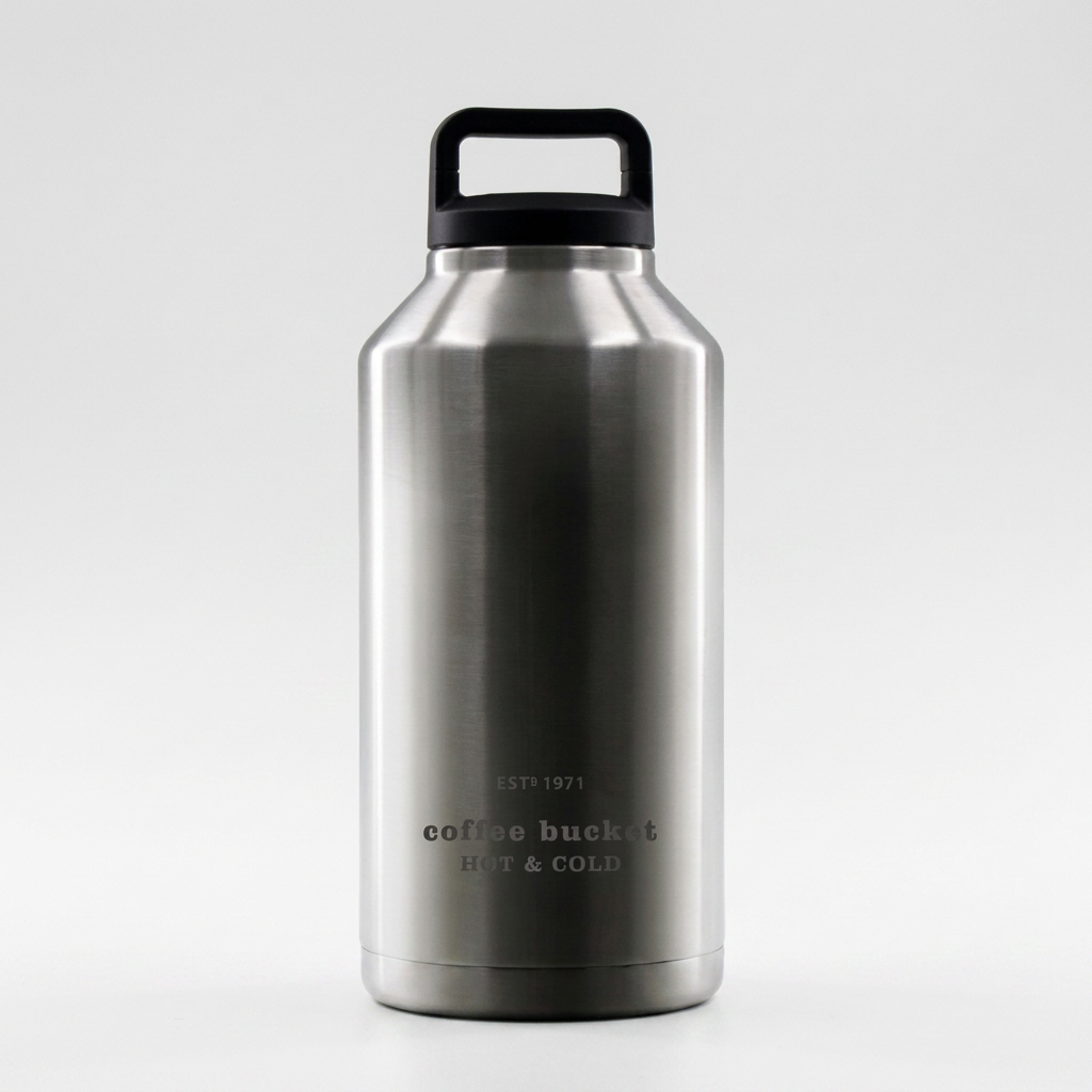 코멕스 손잡이 보온보냉병, 스테인레스, 2L, 1개