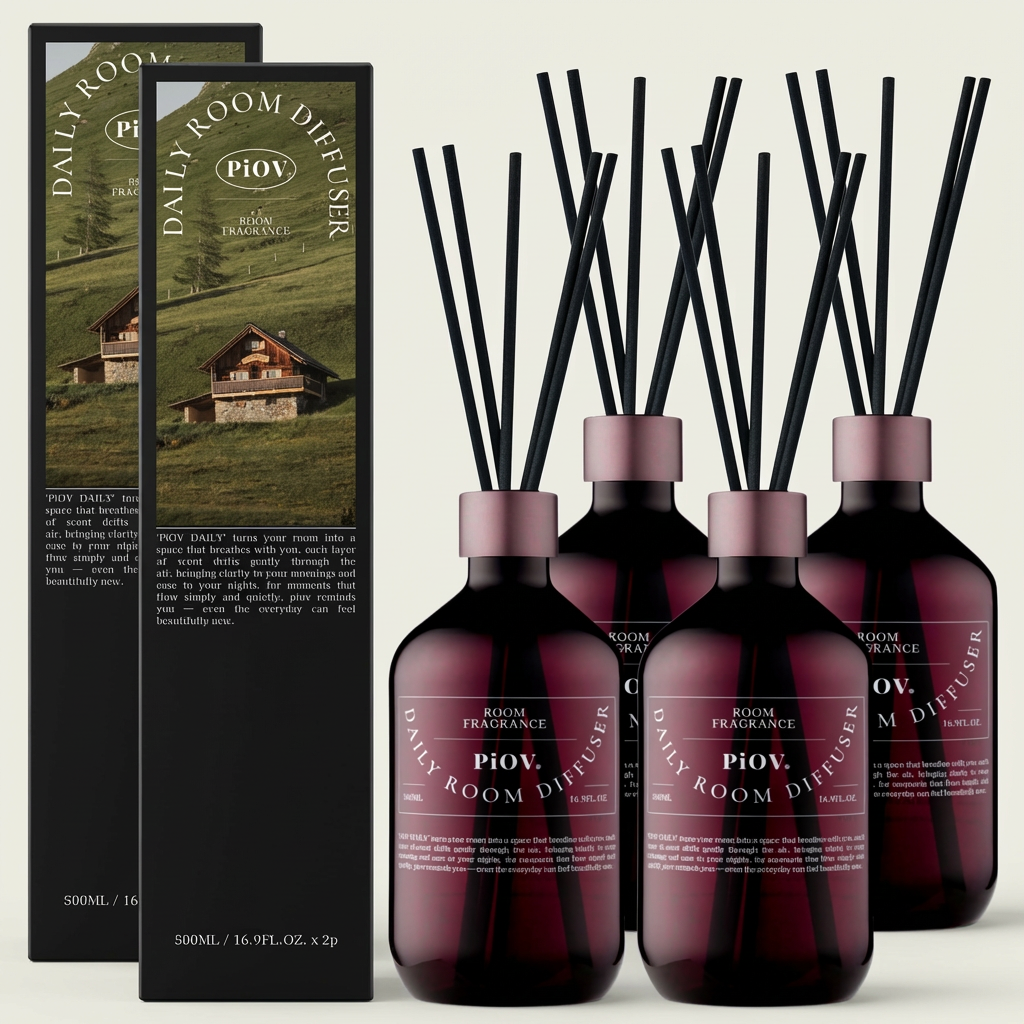 몽때리 데일리 디퓨저, 호텔라운지, 500ml, 4개