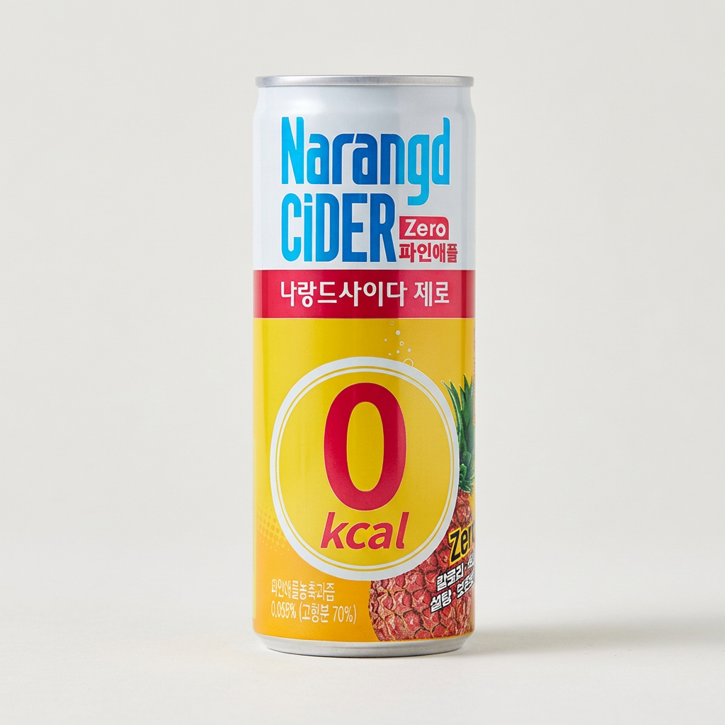 나랑드사이다 제로 파인애플, 245ml, 30개