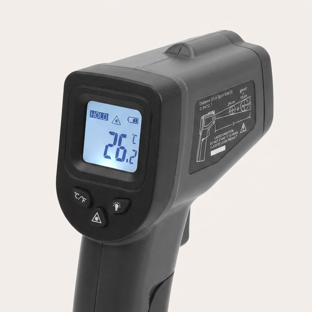 LABNTOOLS 비접촉식 적외선 고온 레이저 온도계 LT-752B, 1개