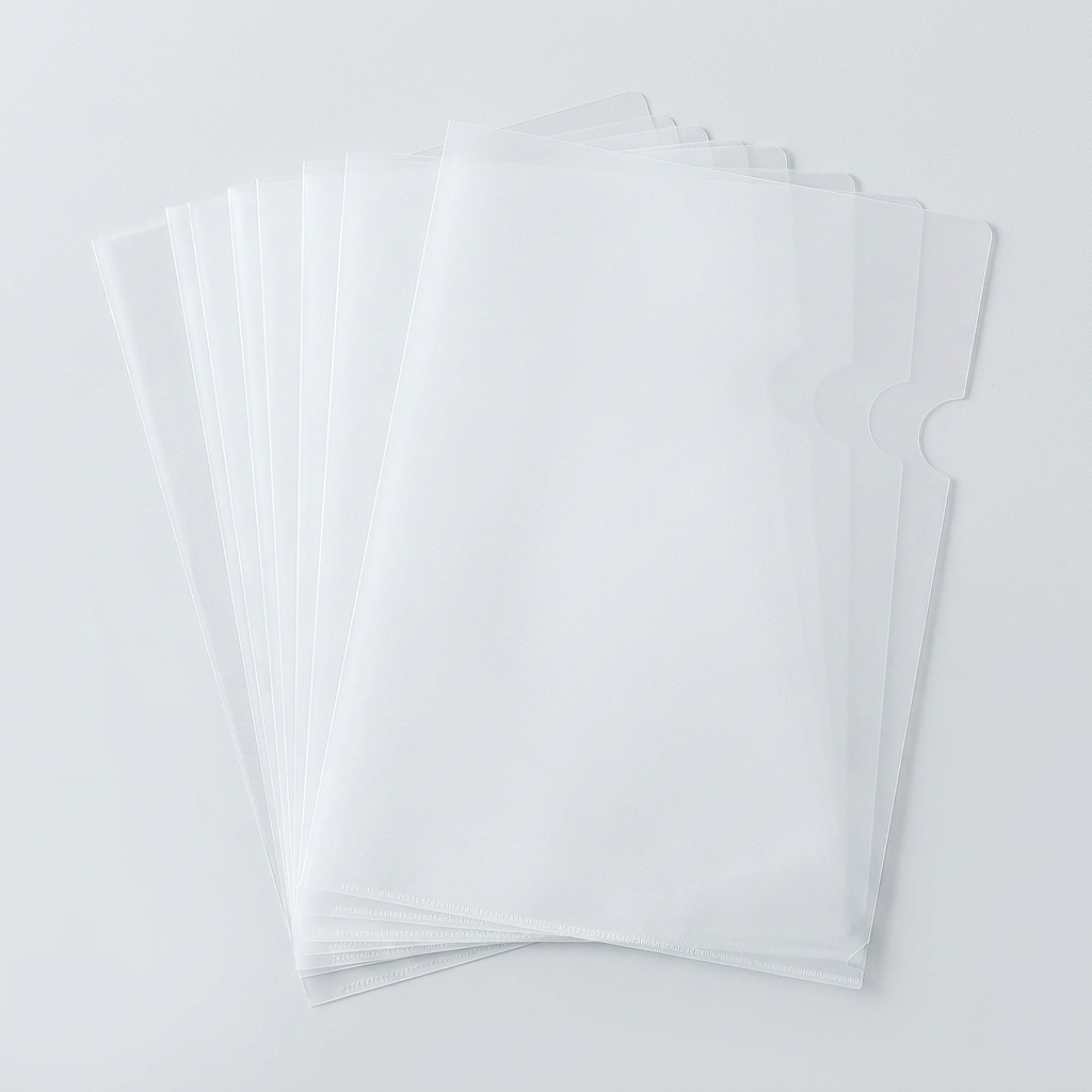 A4 파일 홀더 L자형 투명 30P, 1개