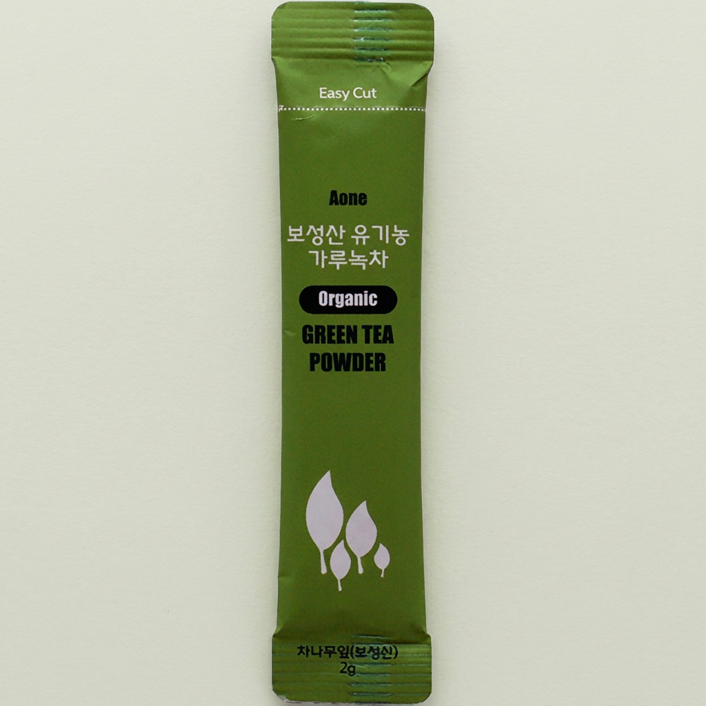 보성산 유기농 가루녹차 스틱포장, 2g, 20개, 1개