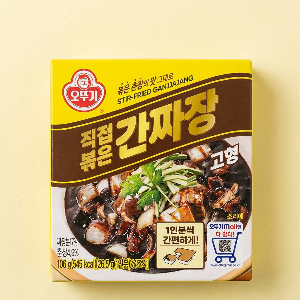오뚜기 직접 볶은 간짜장 고형, 106g, 1개