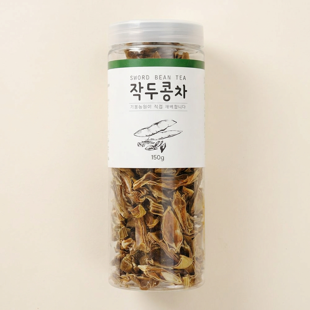 기쁨농원 작두콩차 어린 꼬투리, 150g, 1개