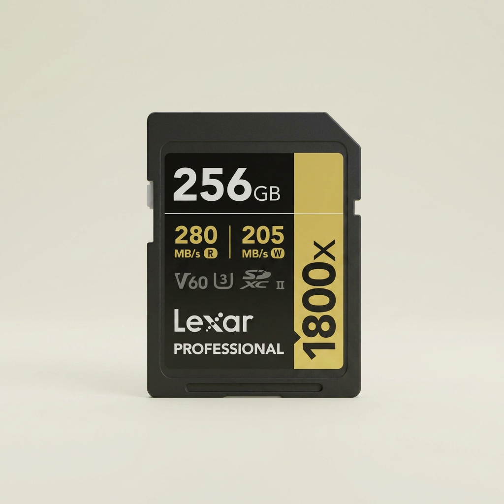 렉사 프로패셔널 1800X SD 메모리카드, SDXC UHS-II, 256GB, 1개