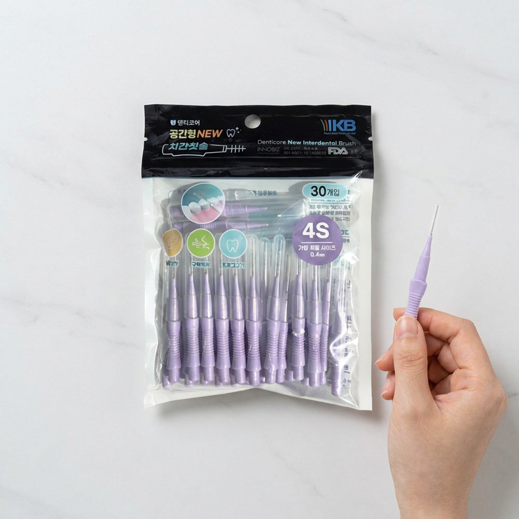덴티코어 공간형 NEW 치간칫솔, 0.4mm, 30개, 1팩