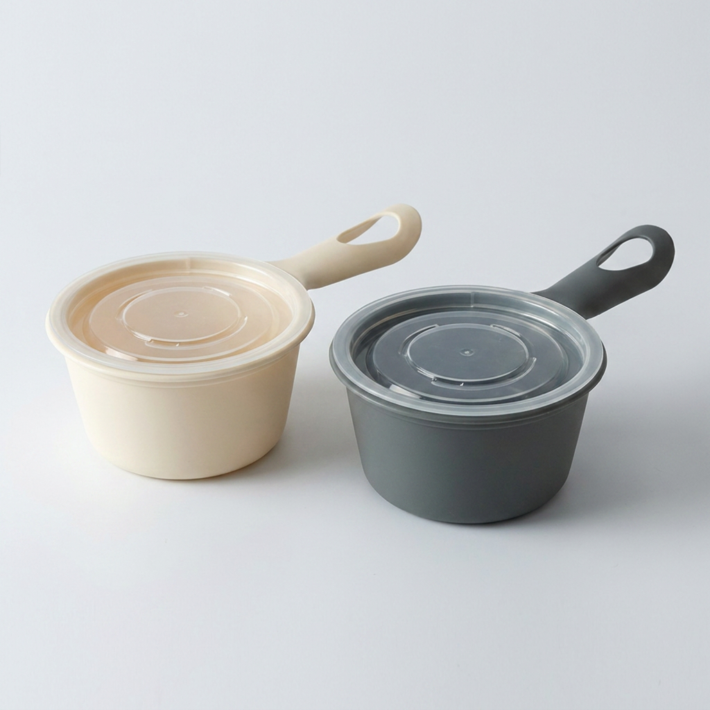 쿡앤밥 티본 손잡이 만능 용기, 아이보리, 275ml, 5개입, 1개