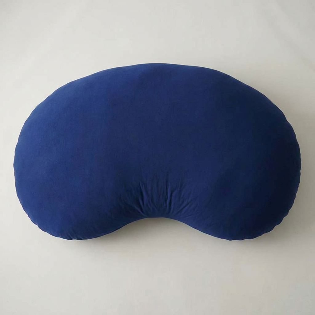 얼음 찹쌀떡 베개 필로우, 네이비, 90x70cm, 2kg, 1개