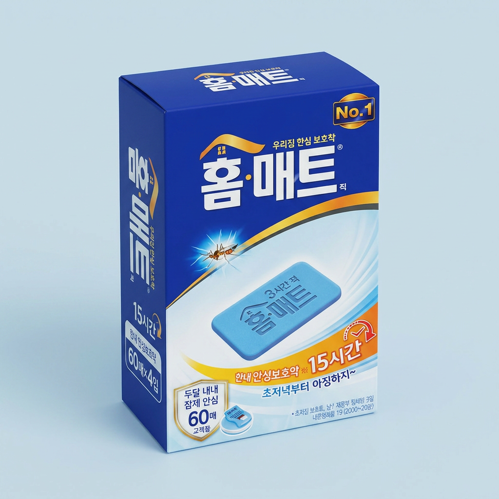 홈매트 모기 훈증기용 리필, 240매, 1개
