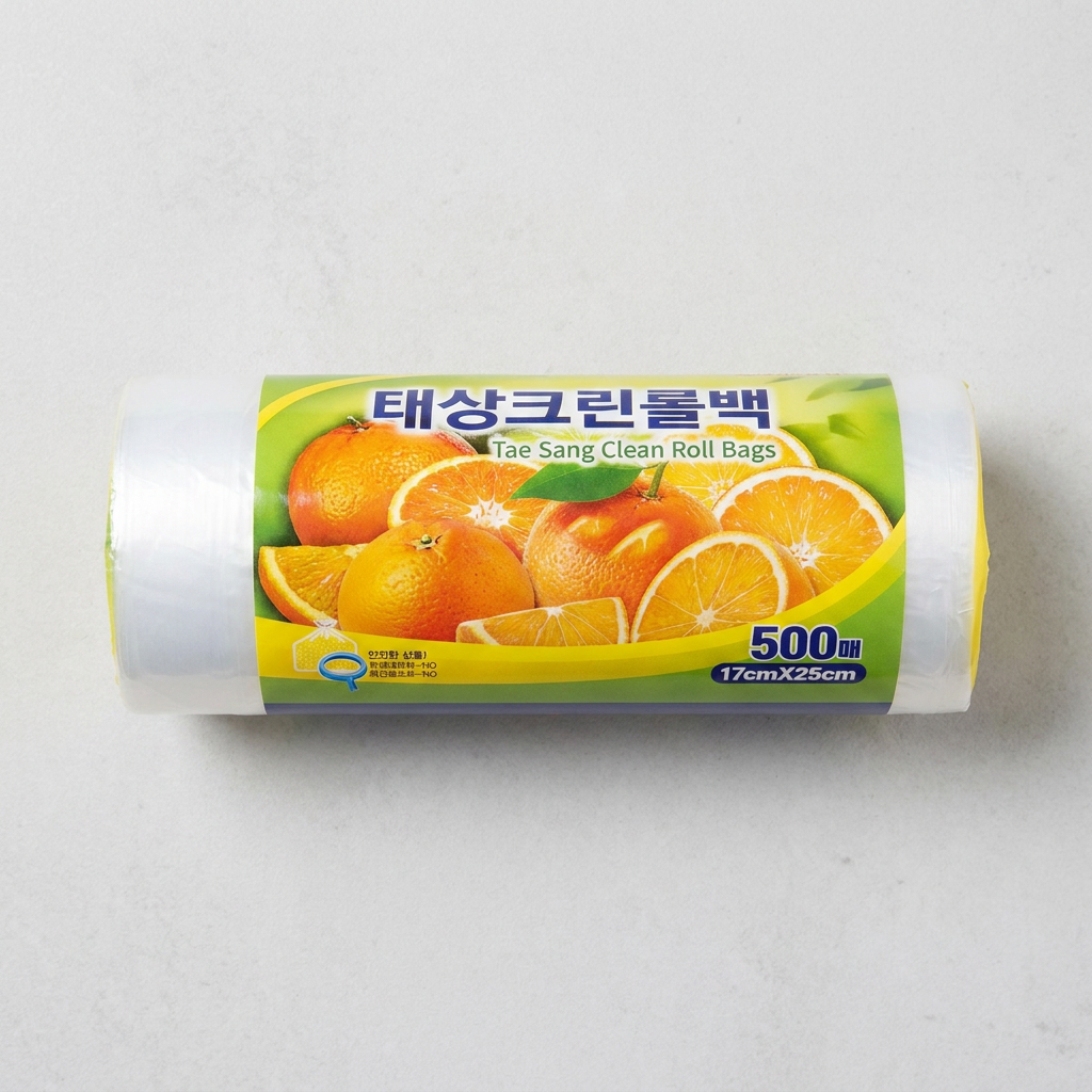 태상 크린롤백, 소(S), 17cmx25cm, 500매, 1입