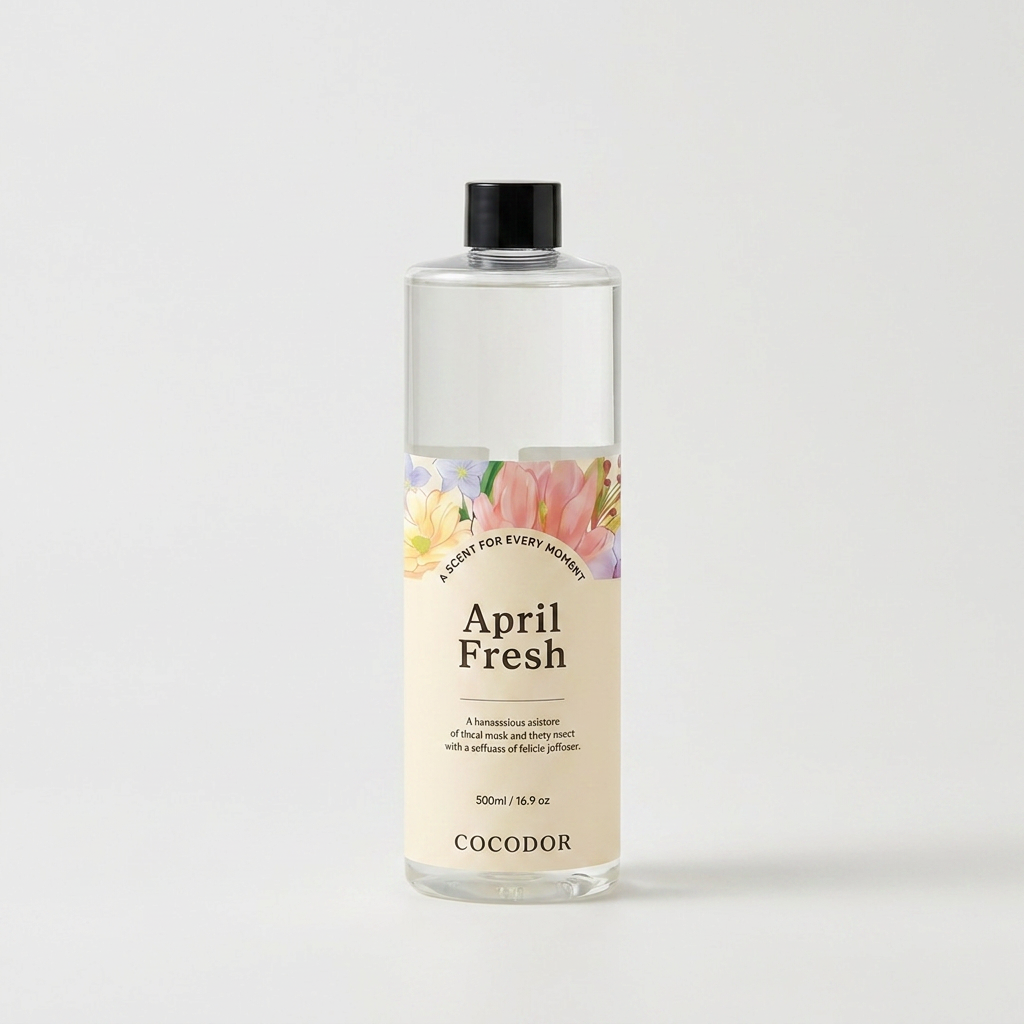 코코도르 디퓨저 리필액, 에이프릴 프레쉬, 500ml, 4개