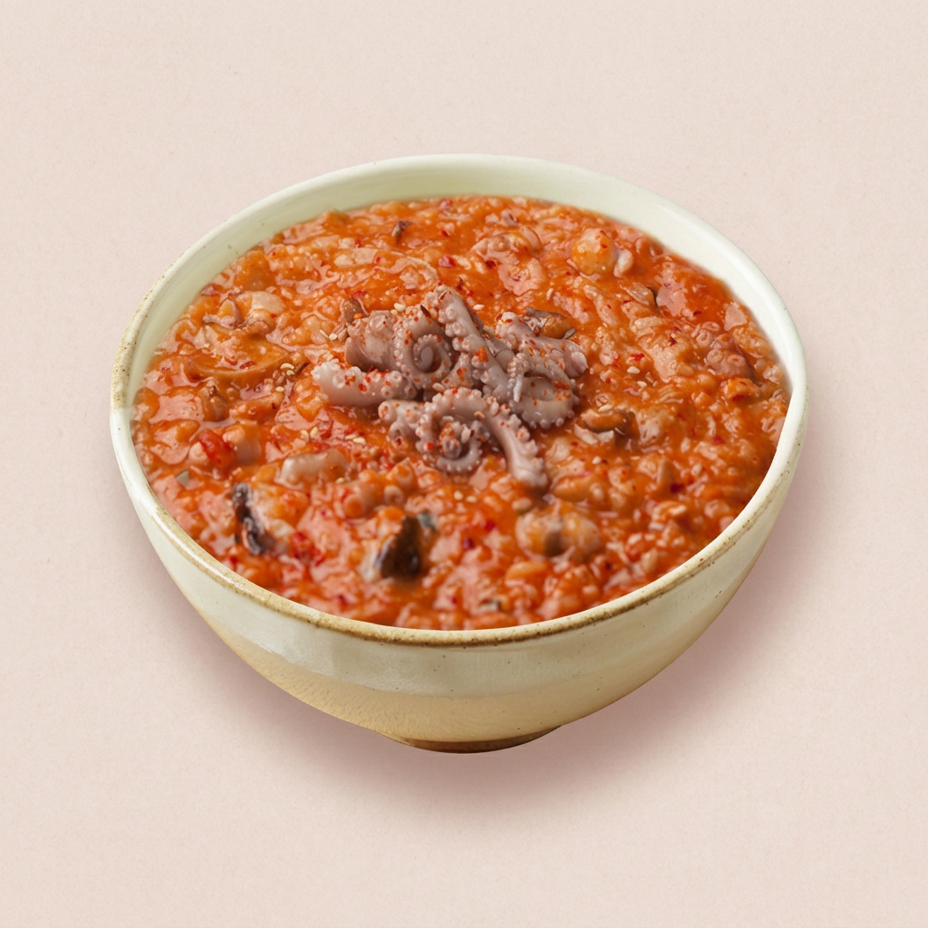 다림죽 매콤한 매운낙지죽, 500g, 5개