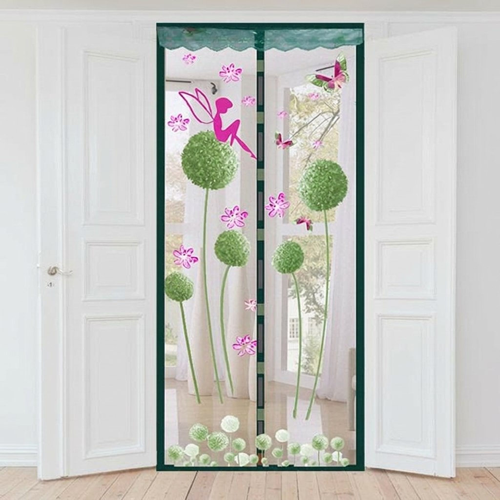 자석문발 일체형 민들레 모기장, 민들레 90 그린, 90x210cm, 1개