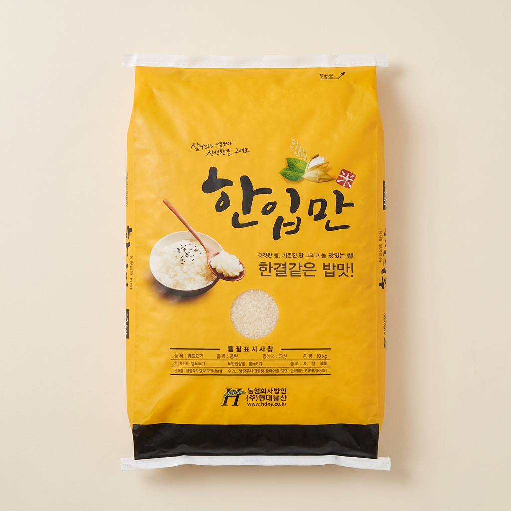 현대농산 한입만 백미 쌀, 상등급, 국내산, 10kg, 1개