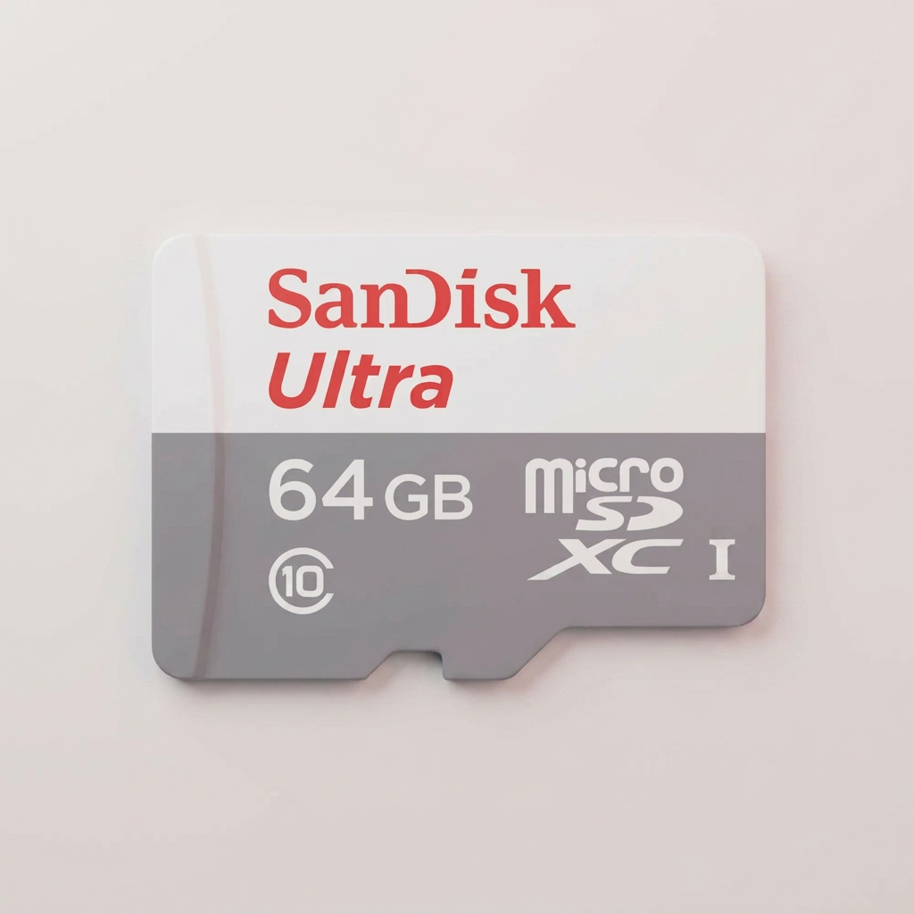 샌디스크 울트라 마이크로 SD 카드 SDSQUNR-064G-GN3MN, 64GB, 1개