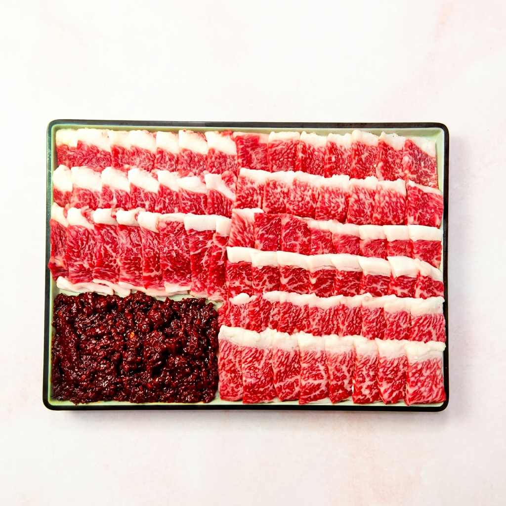 새롬한우 한우 차돌사시미 덩어리 육회, 150g, 1개