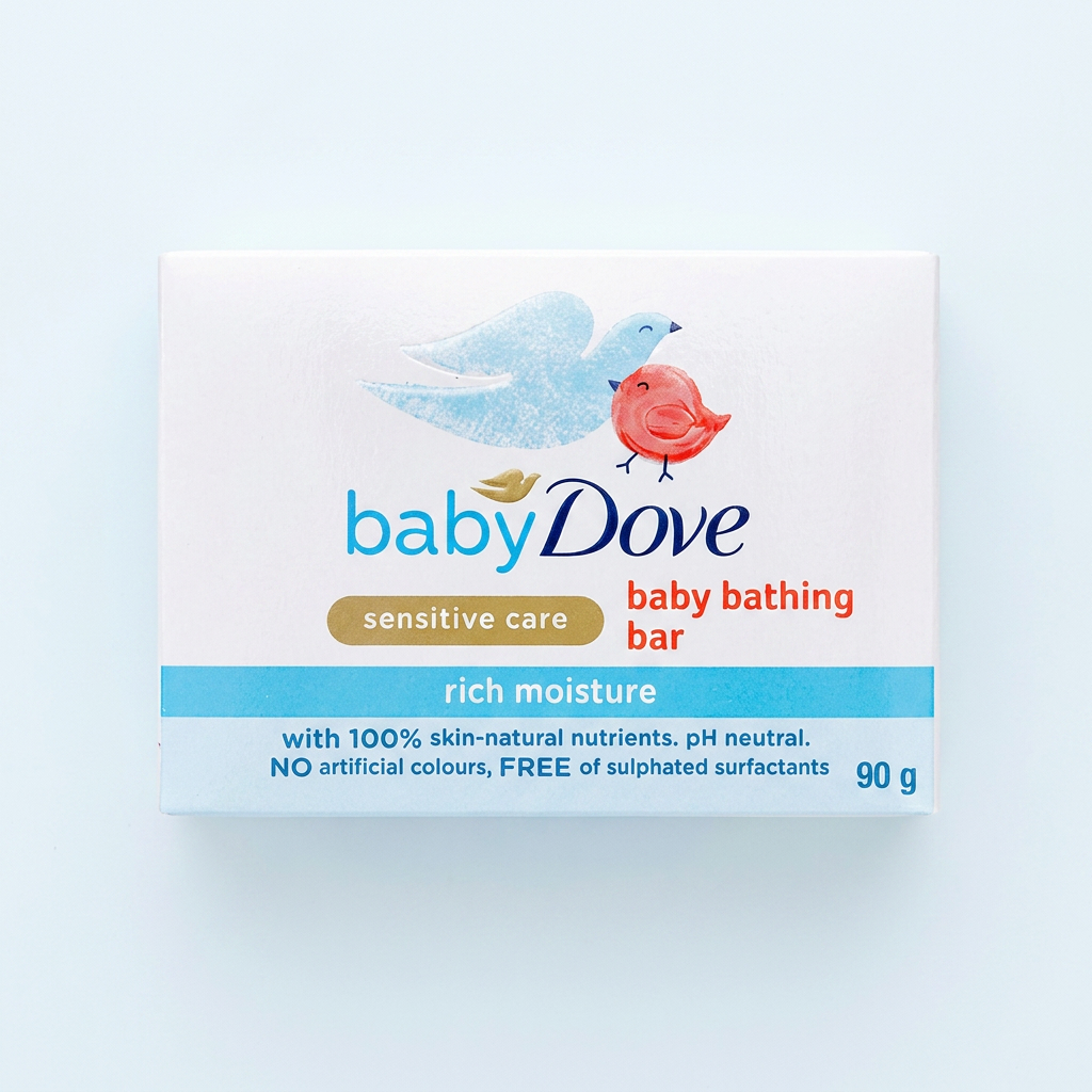 도브 베이비 도브 리치 모이스처 바, 90g, 8개