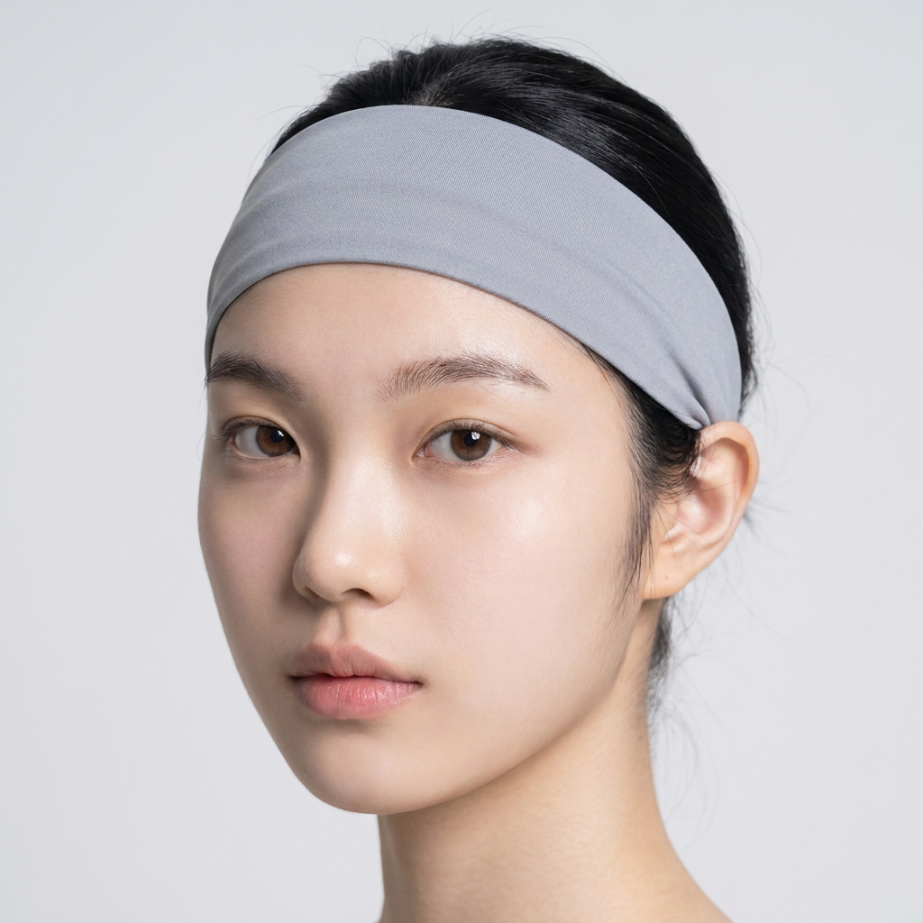 러닝 스포츠 헤어밴드, 블랙+화이트+그레이+네이비, 1세트, FREE
