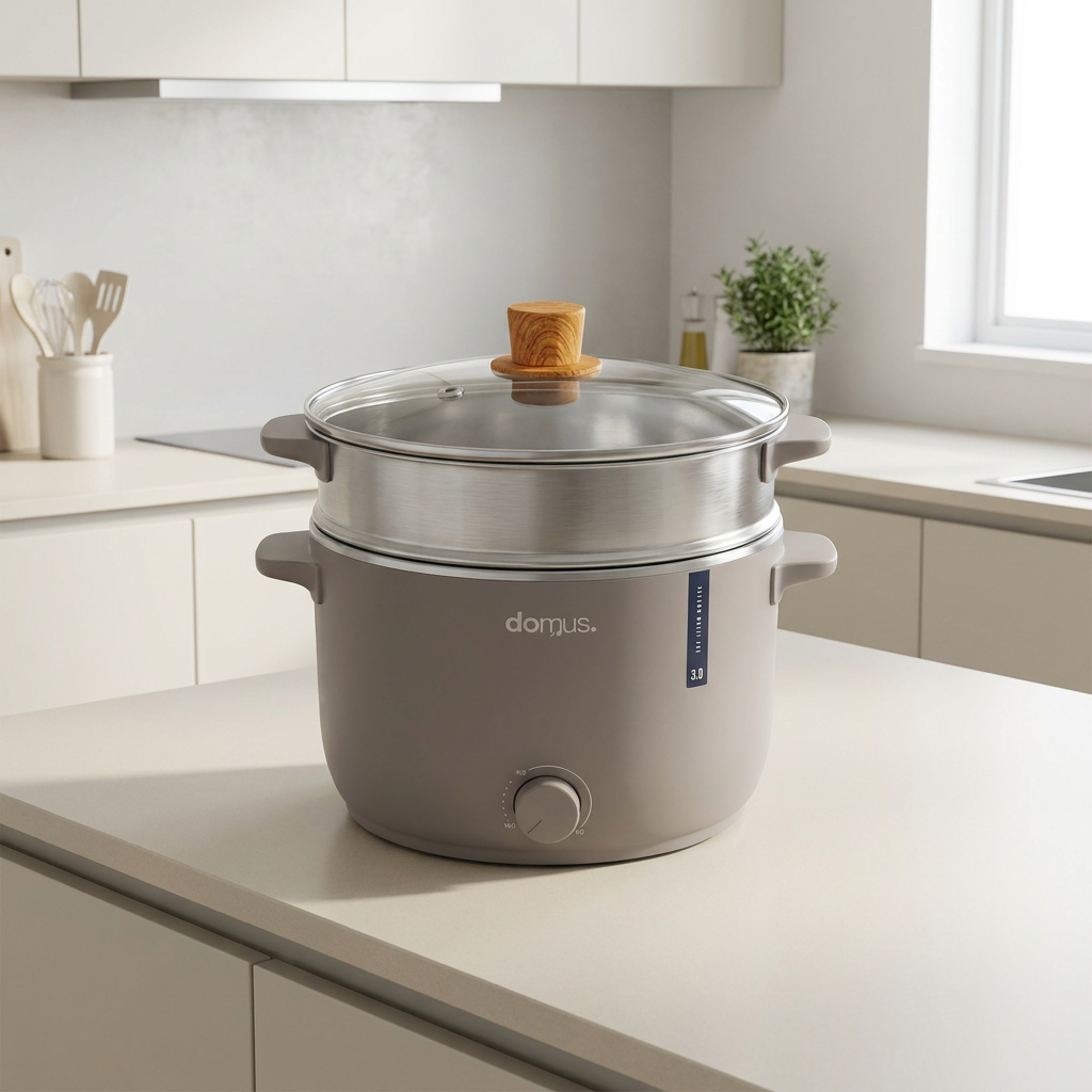 도무스 아일랜드 멀티쿠커, DP-3034AP, 3.0L, 1000W, 그레이, 1개