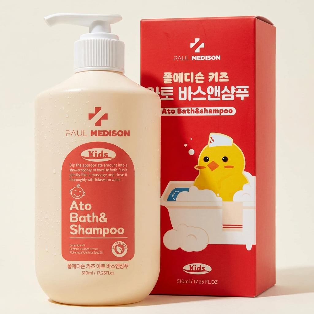 폴메디슨 키즈 아토 바스앤샴푸, 510ml, 1개