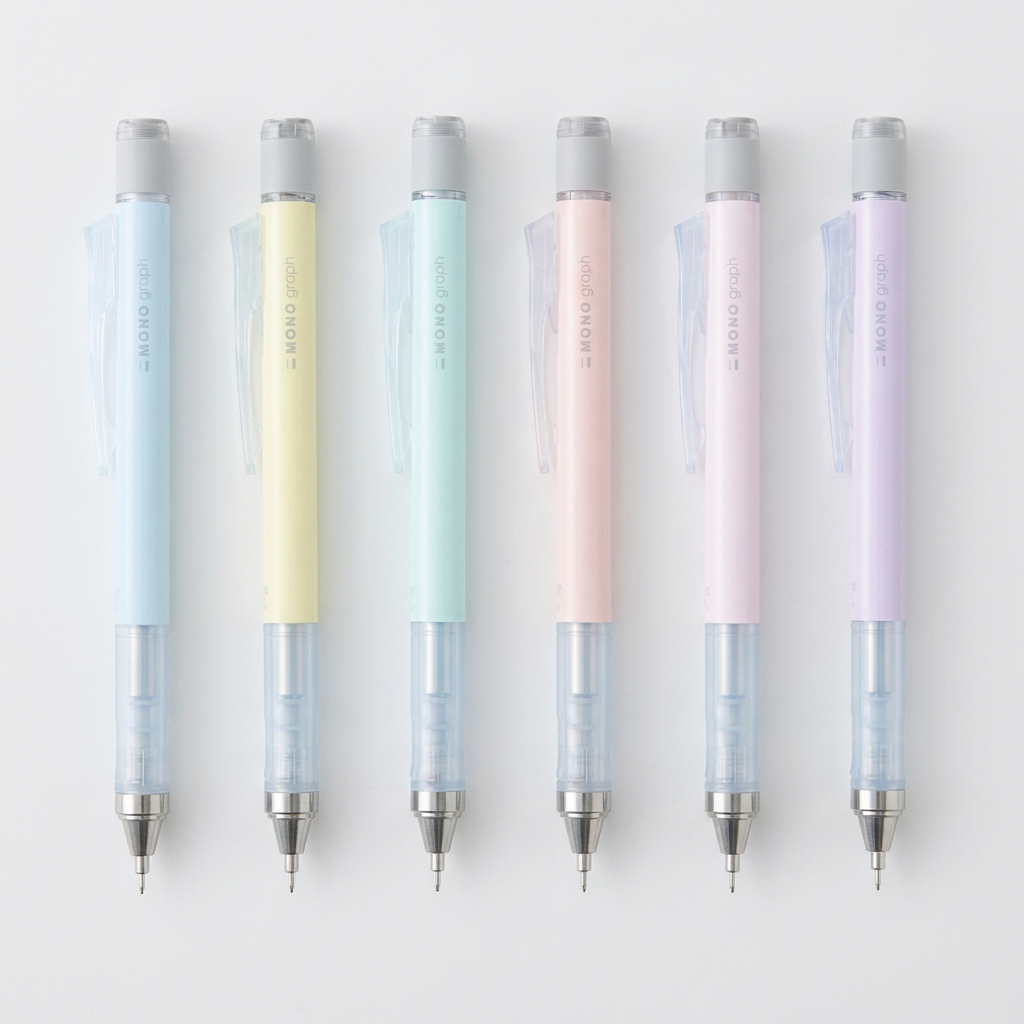 사무실필수템 2P 모노 파스텔 샤프 0.5mm 부드러운펜, 아이스블루, 2P, 0.5mm 상품 이미지