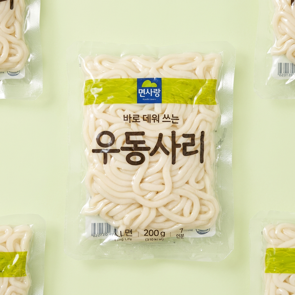 면사랑 바로데워쓰는 우동사리, 200g, 3개