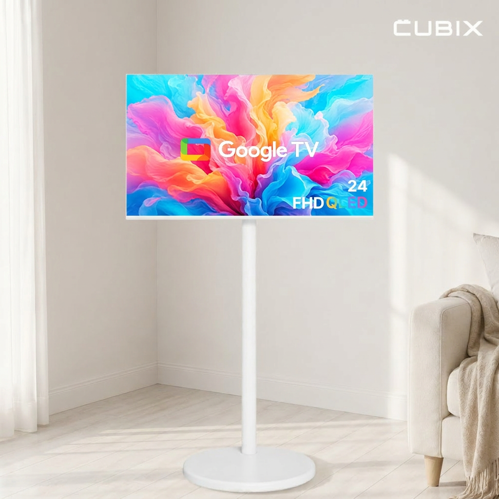무빙큐빅스 삼탠바이미 화이트에디션, CX240FQW11, 24인치, 퍼스트스탠드, 고객직접설치, 1개