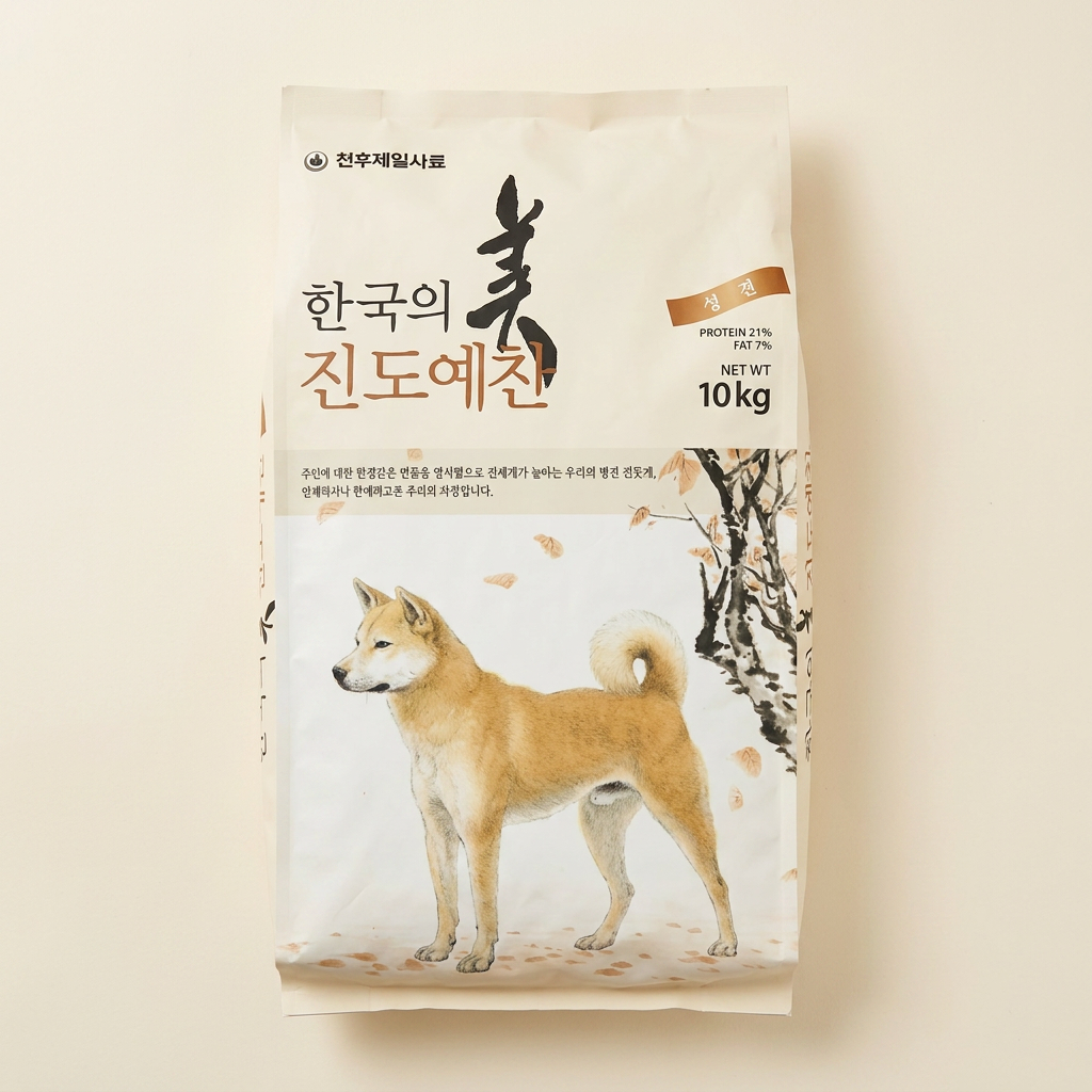 하림 진도예찬 개사료, 진돗개, 전연령, 중대형견, 대용량, 닭+쌀, 10kg, 1개